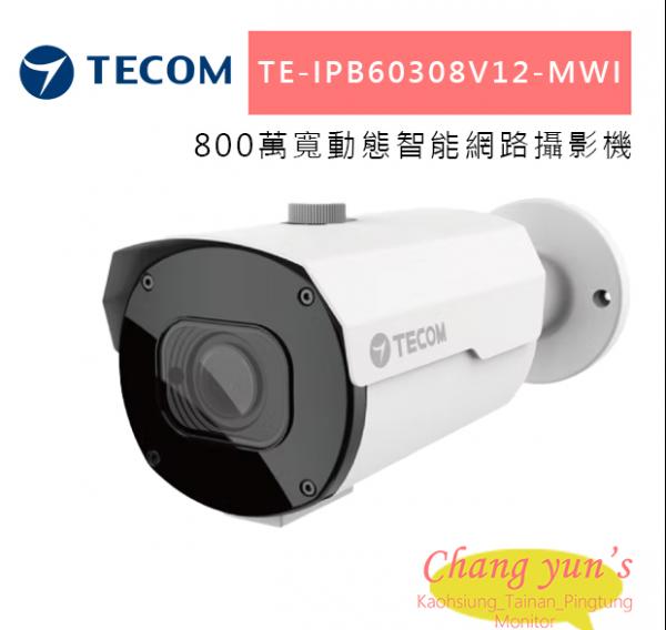 東訊 TE-IPB60305V12-MWI 500萬寬動態智能網路攝影機